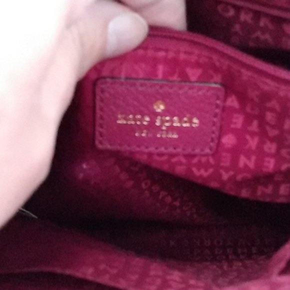 Kate Spade Maroon Crossbody NWOT - Picture 10 of 12
